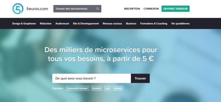 Plateforme microservices 5euros.com