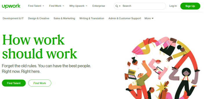 Plateformes de freelance Upwork